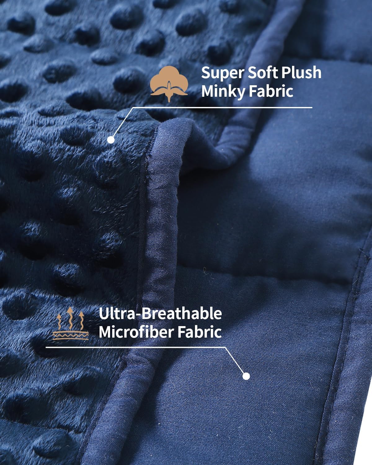 Minky Weighted Blanket for Adults