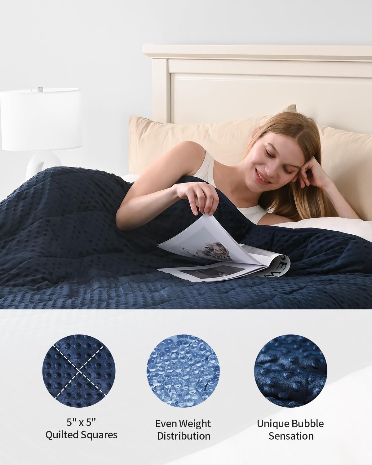 Minky Weighted Blanket for Adults