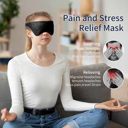 Reversible Cool & Cozy Weighted Eye Mask for Sleeping