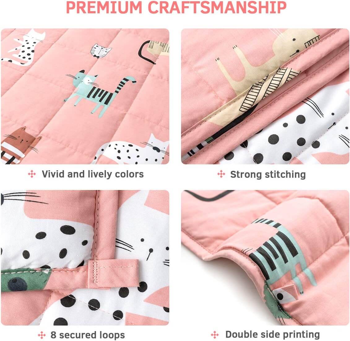 Cozy Cotton Weighted Blanket for Kids