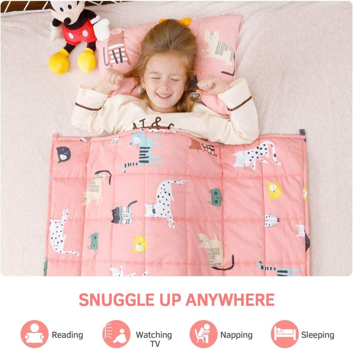 Cozy Cotton Weighted Blanket for Kids