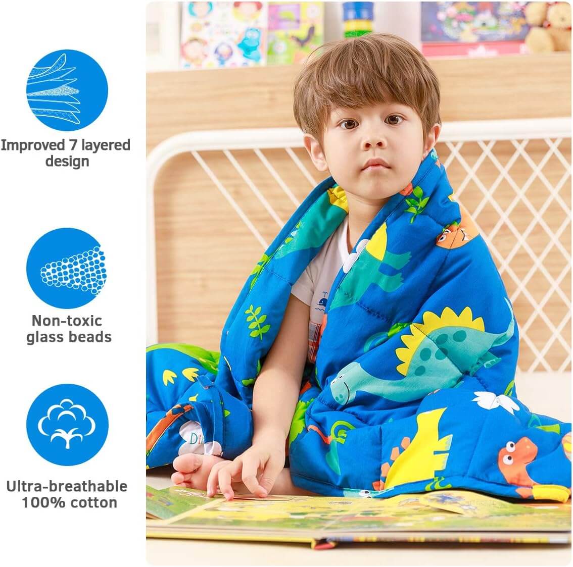 Cozy Cotton Weighted Blanket for Kids