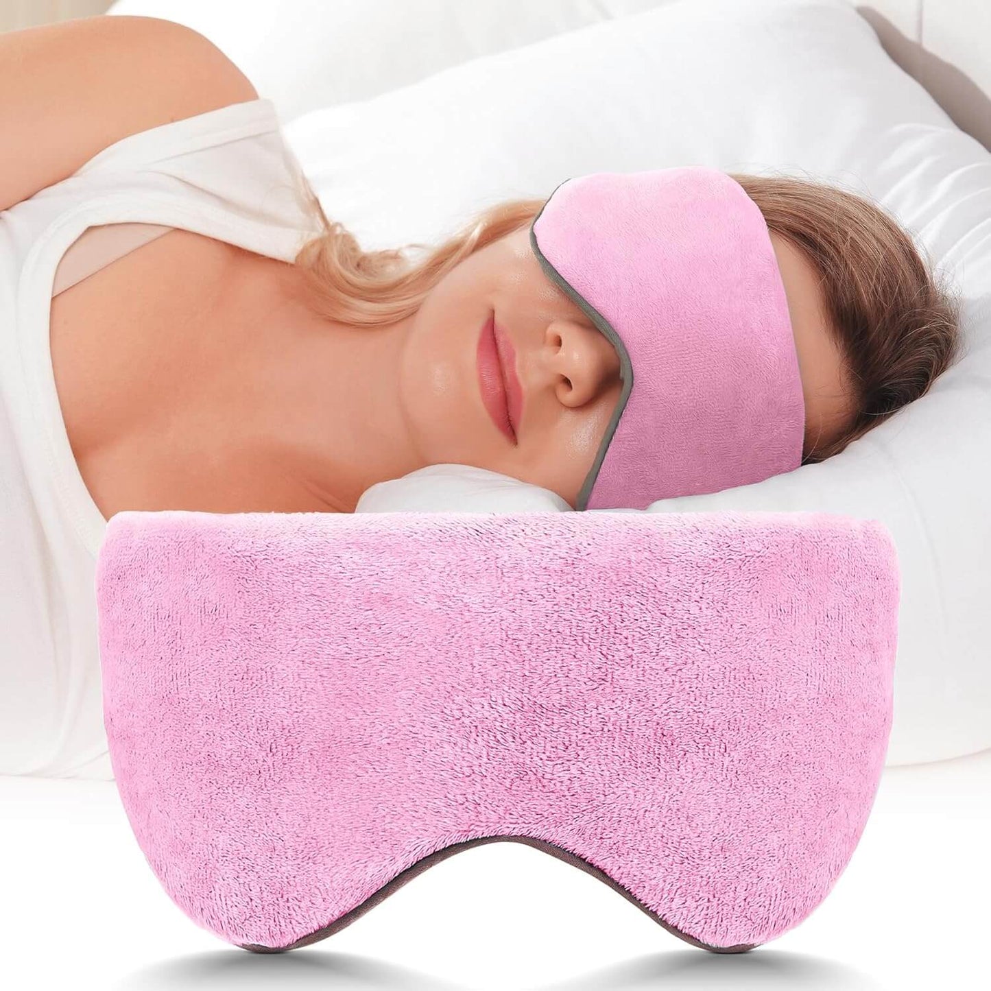 Reversible Cool & Cozy Weighted Eye Mask for Sleeping