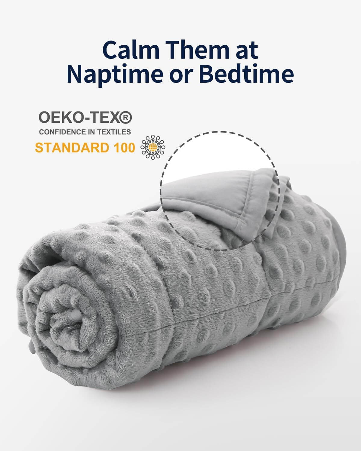 Minky Dots Weighted Blanket For Kids