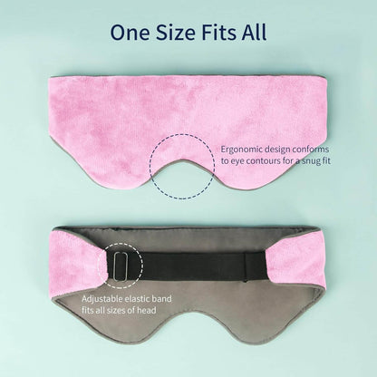 Reversible Cool & Cozy Weighted Eye Mask for Sleeping