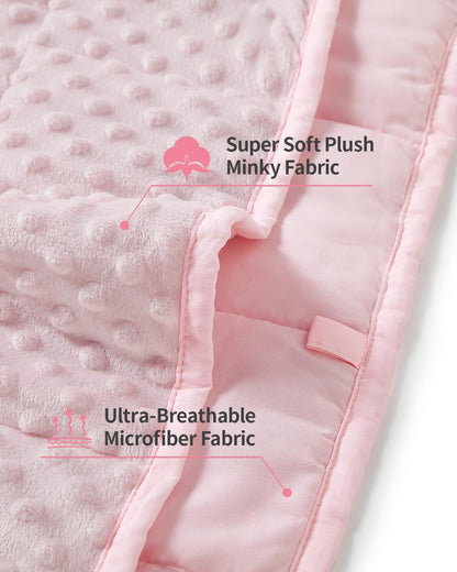 Minky Dots Weighted Blanket For Kids