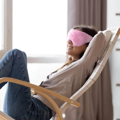Reversible Cool & Cozy Weighted Eye Mask for Sleeping