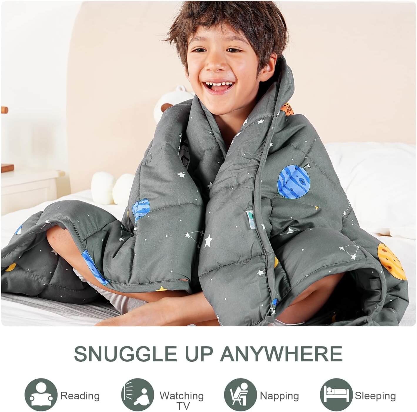 Cozy Cotton Weighted Blanket for Kids