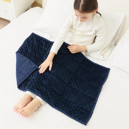 Minky Dots Weighted Blanket For Kids