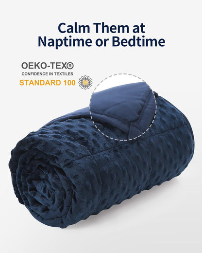 Minky Dots Weighted Blanket For Kids
