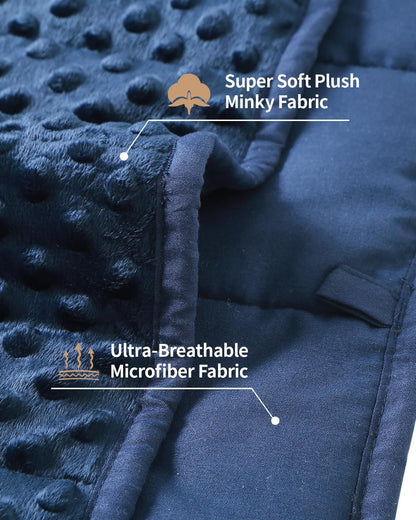 Minky Dots Weighted Blanket For Kids