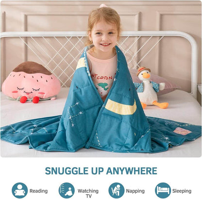 Cozy Cotton Weighted Blanket for Kids