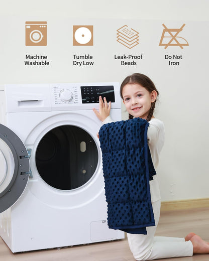 Minky Dots Weighted Blanket For Kids