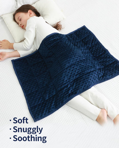 Minky Dots Weighted Blanket For Kids