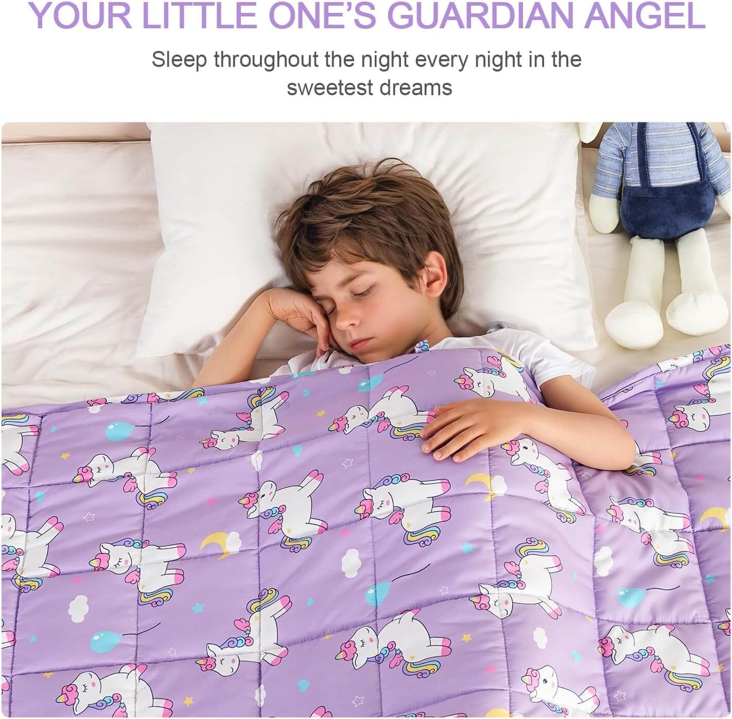 Cozy Cotton Weighted Blanket for Kids