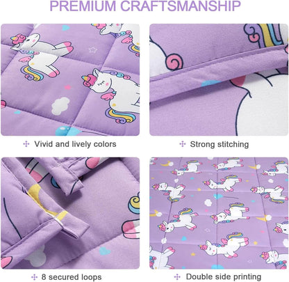 Cozy Cotton Weighted Blanket for Kids
