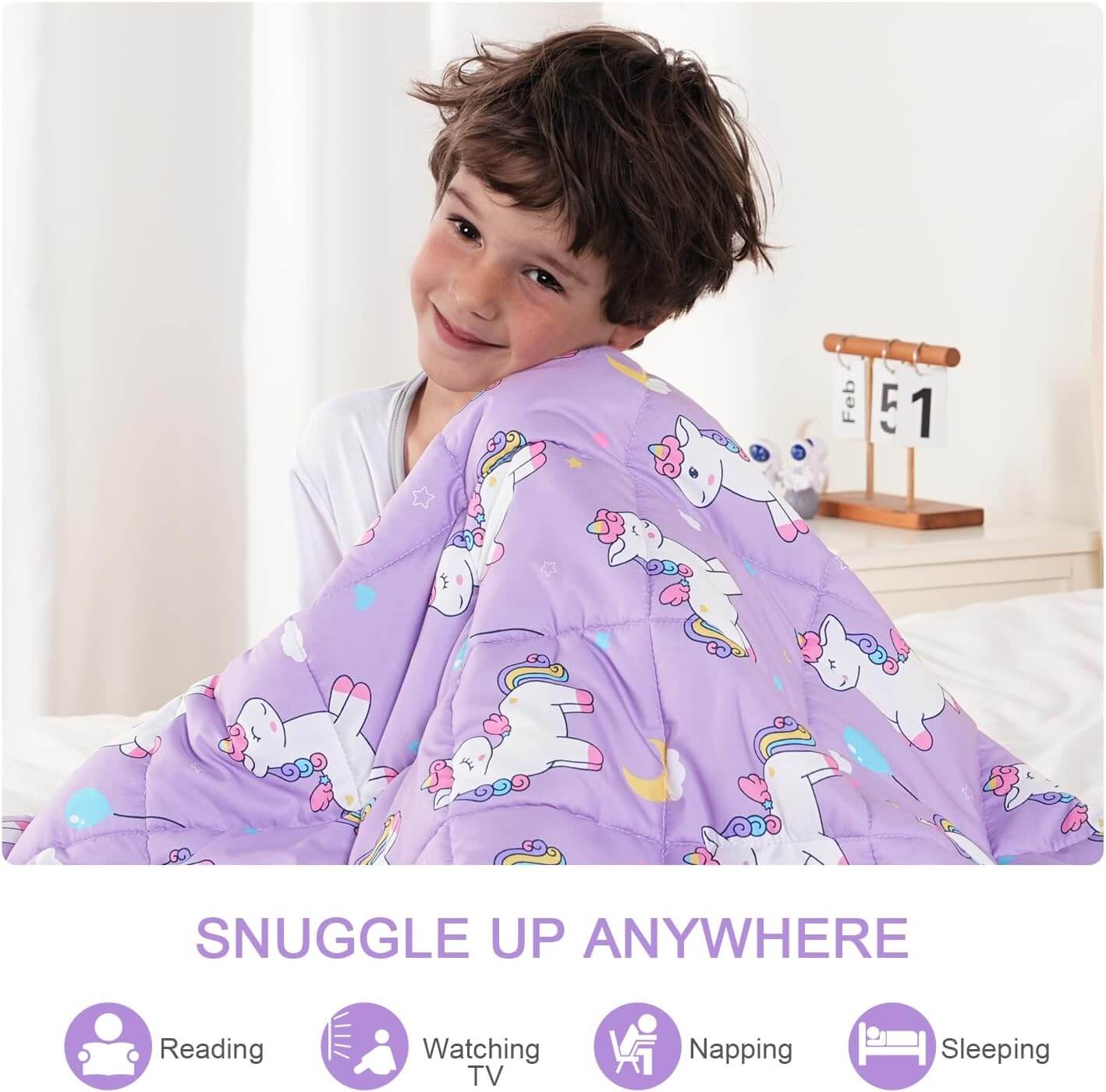 Cozy Cotton Weighted Blanket for Kids