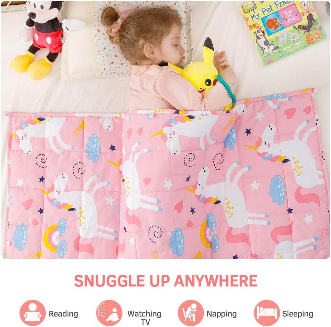 Cozy Cotton Weighted Blanket for Kids