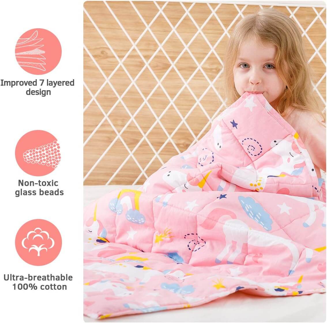 Cozy Cotton Weighted Blanket for Kids