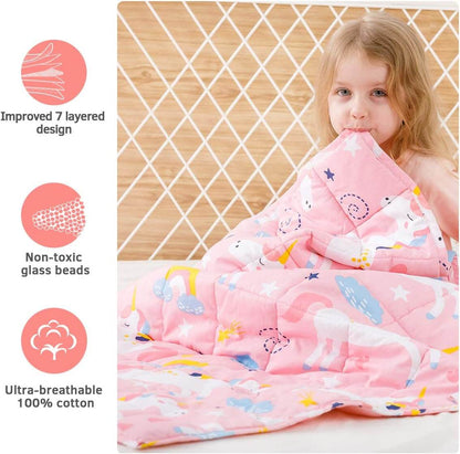 Cozy Cotton Weighted Blanket for Kids