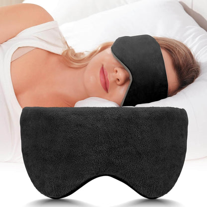 Reversible Cool & Cozy Weighted Eye Mask for Sleeping